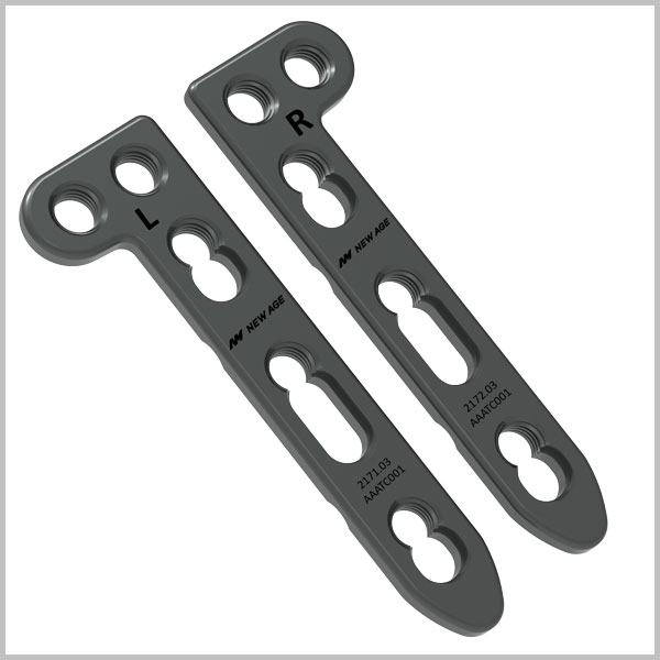 Locking L-Distal Radius Plate 2.7mm – 2 Head Holes